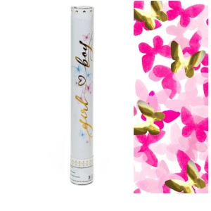 ΠΑΡΤΥ ΑΠΟΚΑΛΥΨΗΣ ΦΥΛΟΥ Κομφετί ”Girl or Boy” με πεταλούδες 20g DS-27101 ροζ