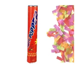 Κομφετί πολύχρωμα Party Popper 30g DS-27090 ΣΕΤ 3 ΤΕΜ