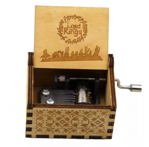Απίθανο μουσικό κουτί χαραγμένο με λέιζερ LORD OF THE RINGS 87831