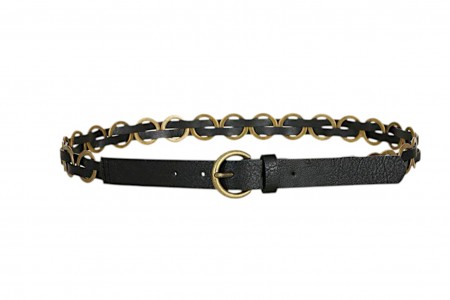 ΓΥΝΑΙΚΕΙΑ ΖΩΝΗ ΠΛΑΤΟΥΣ 2.5 ΕΚ. ΜΕ ΜΕΤΑΛΙΚΟΥΣ ΔΑΚΤΥΛΙΟΥΣ  ΣΕ GOLDEN BLACK ΧΡΩΜΑ - KSD363GB