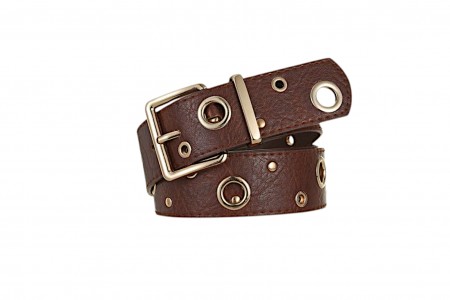 ΓΥΝΑΙΚΕΙΑ ΖΩΝΗ ΠΛΑΤΟΥΣ 4 ΕΚ. ΜΕ ΤΡΟΥΚ ΚΑΙ ΜΠΟΥΝΤΟΥΖΙΑ ΣΕ DARK BROWN ΧΡΩΜΑ - KSD364DB