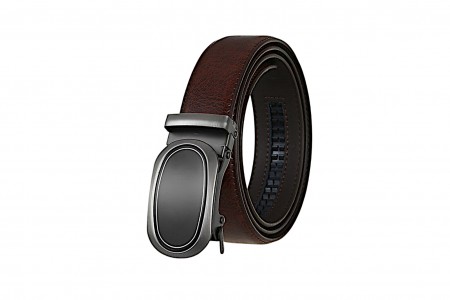 ΑΝΔΡΙΚΗ ΖΩΝΗ OVAL OFFICE ΜΕ ΠΟΡΠΗ QUICK RELEASE DARK BROWN KSL354DB