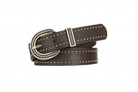 ΓΥΝΑΙΚΕΙΑ ΖΩΝΗ BOHO ΜΕ ΤΡΟΥΚ ΣΕ SDARK BROWN WINTER 2025 - KSH232DB