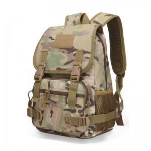 Μίνι σακίδιο πλάτης MOLLE 37*26*14 CM 15L κατάλληλο για υπαίθριο κάμπινγκ και πεζοπορία, εξοπλισμένο με πολλαπλές θήκες και τσέπες PTR278 CAMO