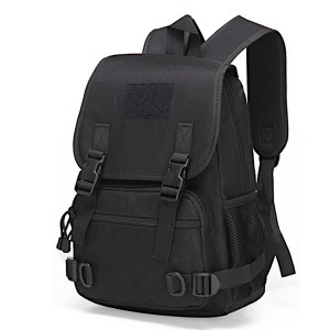 Μικρο σακίδιο πλάτης MOLLE 44*32*14 CM 20L κατάλληλο για υπαίθριο κάμπινγκ και πεζοπορία, εξοπλισμένο με πολλαπλές θήκες και τσέπες PTR285 ΜΑΥΡΟ