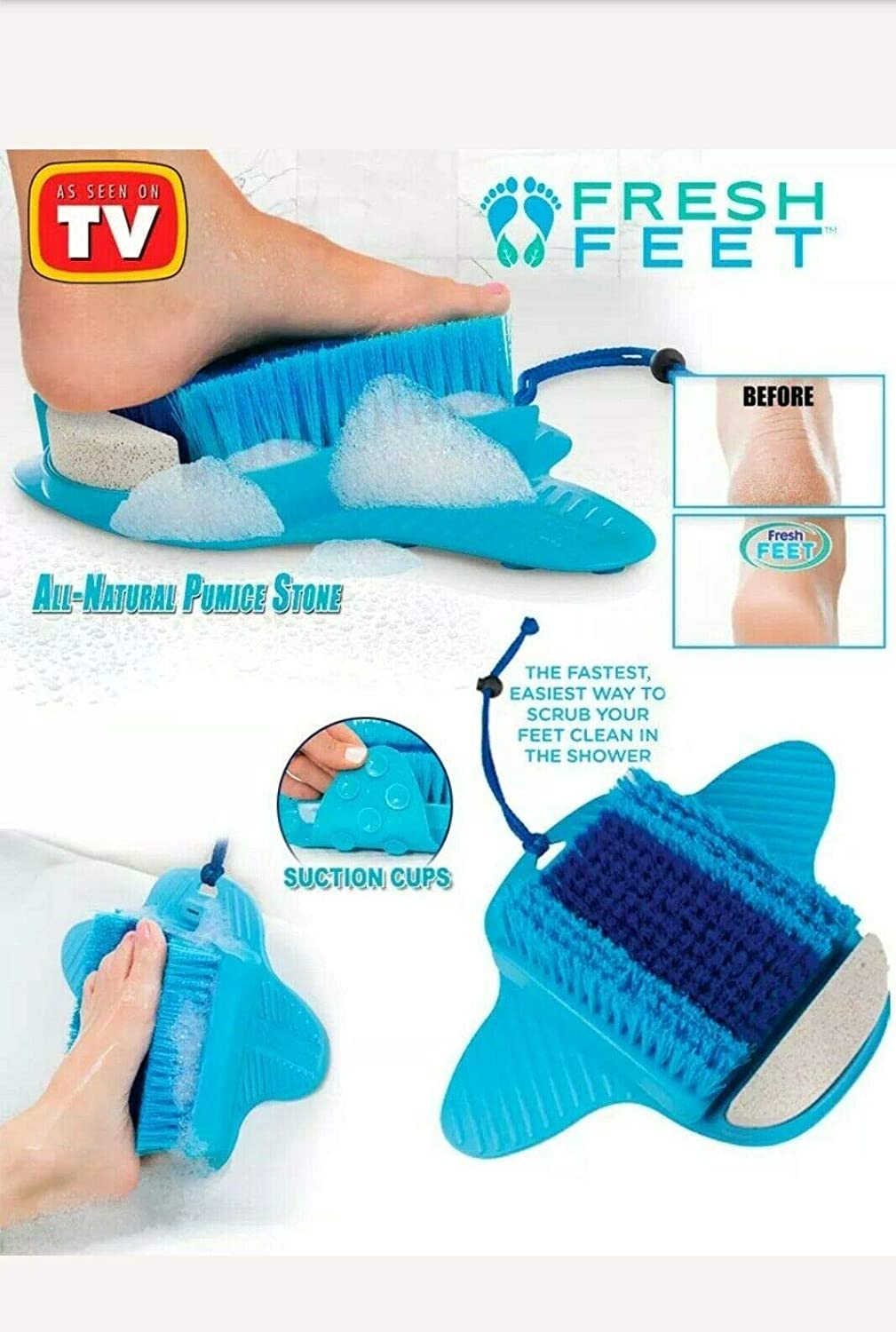 ΜΑΣΑΖ ΠΟΔΙΩΝ ΓΙΑ ΤΟ ΜΠΑΝΙΟ FRESH FEET